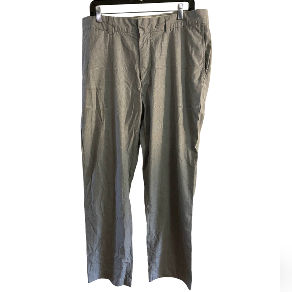 Martin + Osa MENS Gray Plaid Dress Pants
